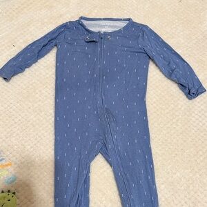 Carter's Blue Zip-Up Footie